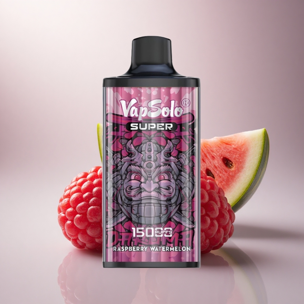 Vapsolo Super 15000 Puffs Frambuesa Sandía 40ml 850mAh