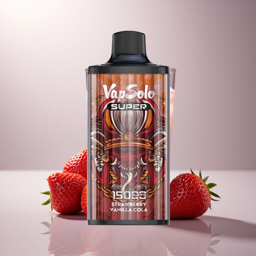 Vapsolo Super 15000 Puffs Fresa Vainilla Cola 40ml 850mAh