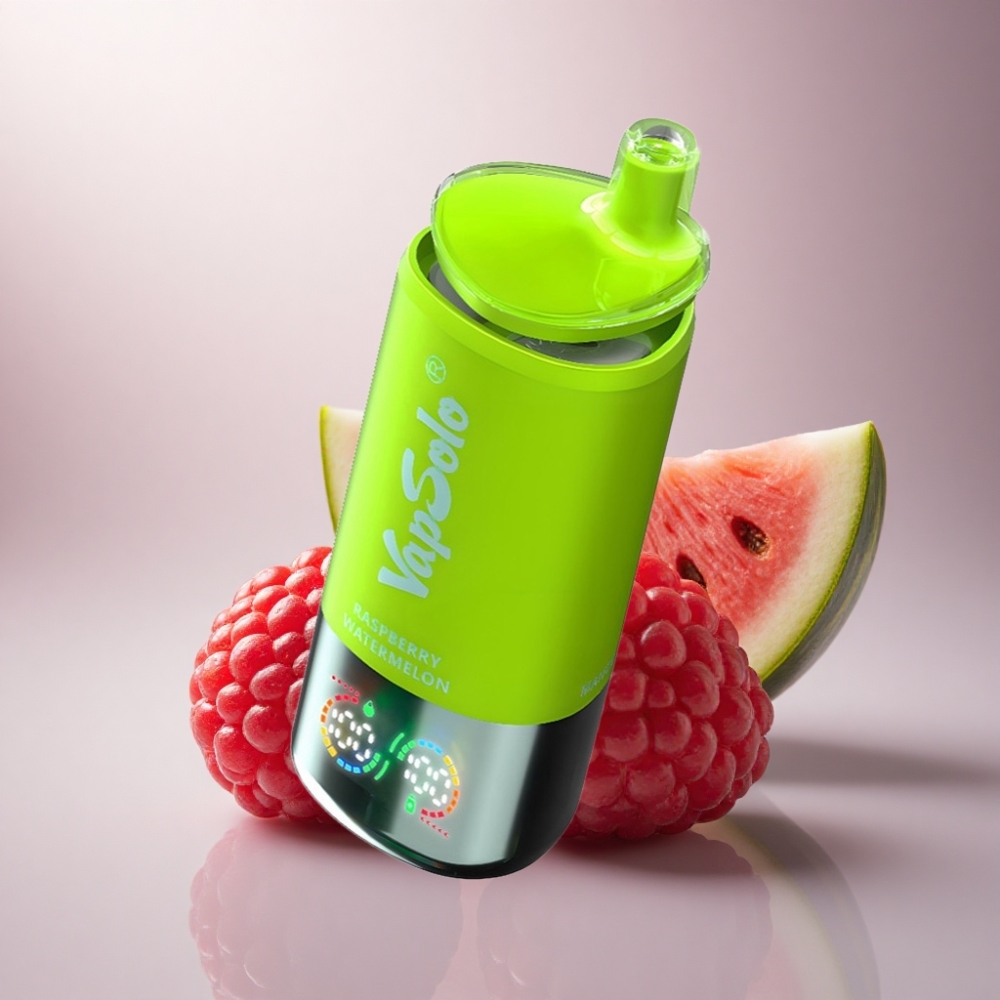 Vapsolo Triple 30000 Puffs Agua de Frambuesa y Sandía con 40ml de Líquido y Nicotina 20mg/ml