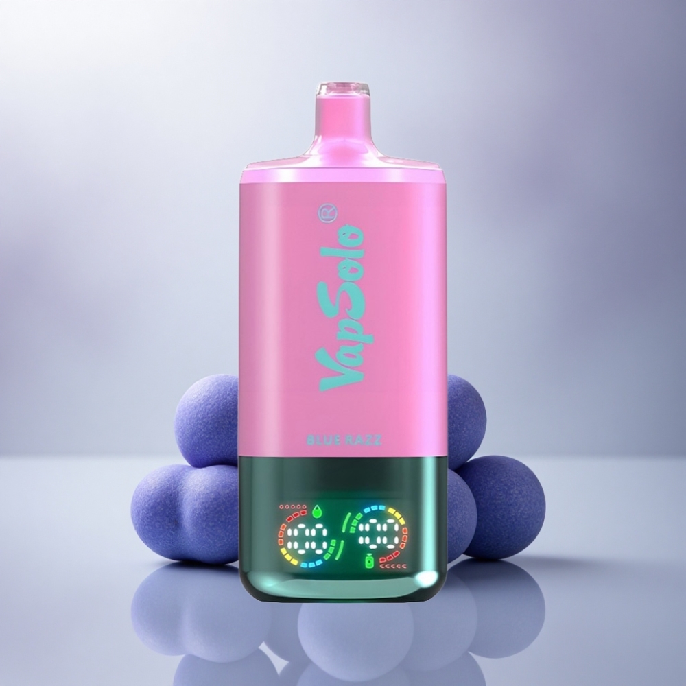 Vapsolo Triple 30000 Puffs Azul Frambuesa Tipo-C 40ml Nicotina 50mg/ml