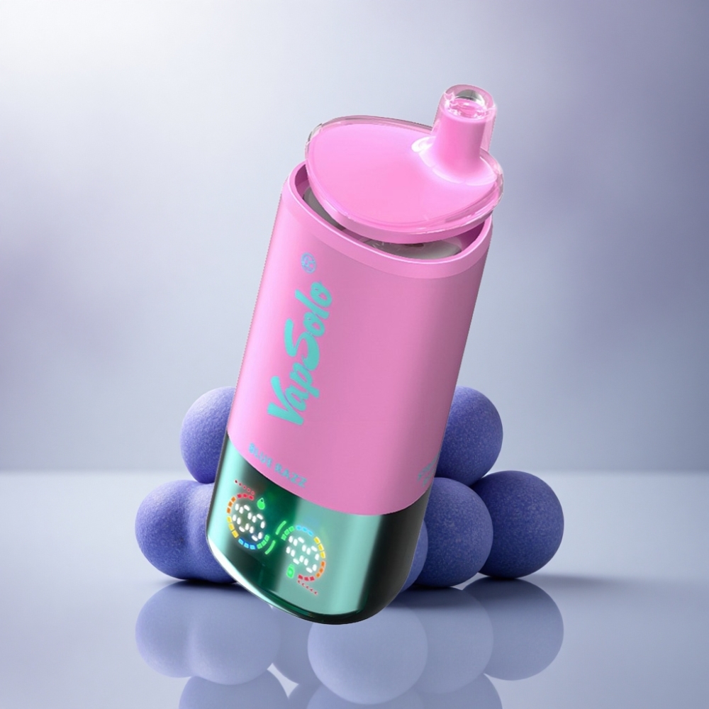 Vapsolo Triple 30000 Puffs Azul Frambuesa Tipo-C 40ml Nicotina 50mg/ml