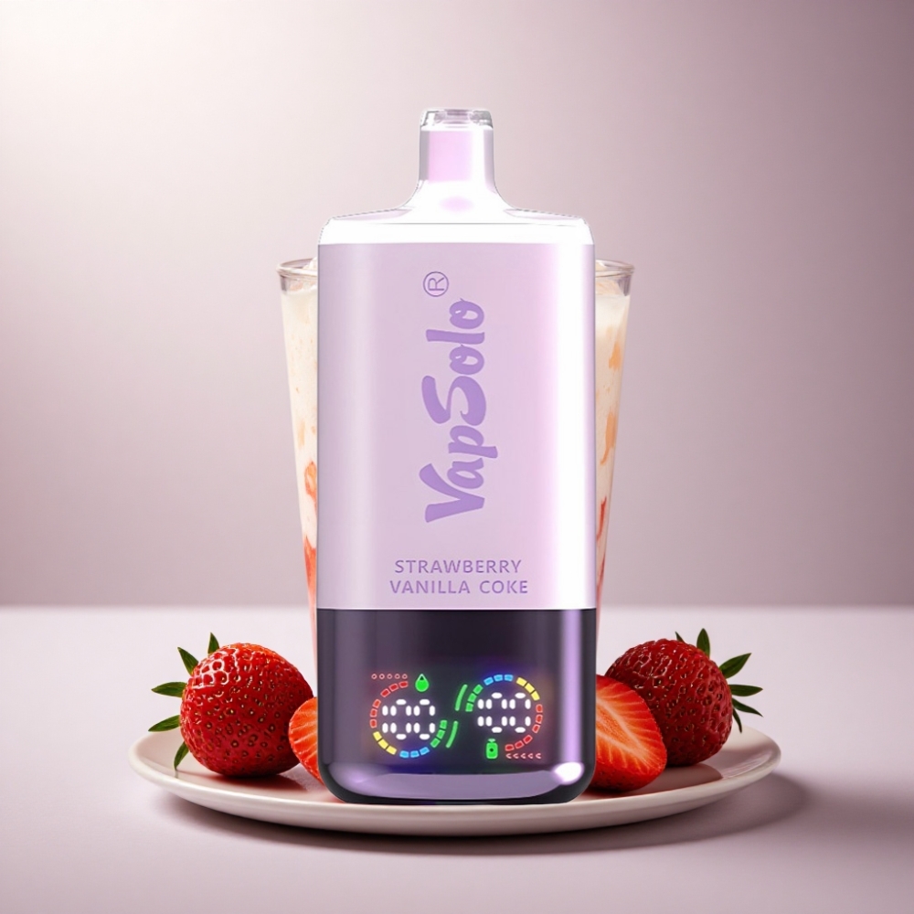 Vapsolo Triple 30000 Puffs Fresa Vainilla Coca-Cola con 40ml de líquido electrónico y 20 mg/ml de nicotina