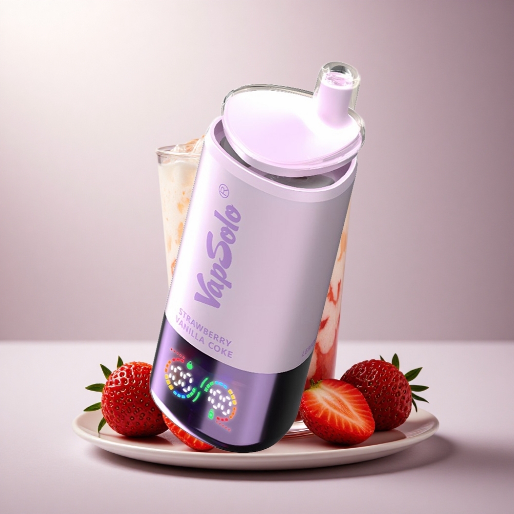 Vapsolo Triple 30000 Puffs Fresa Vainilla Coca-Cola con 40ml de líquido electrónico y 20 mg/ml de nicotina