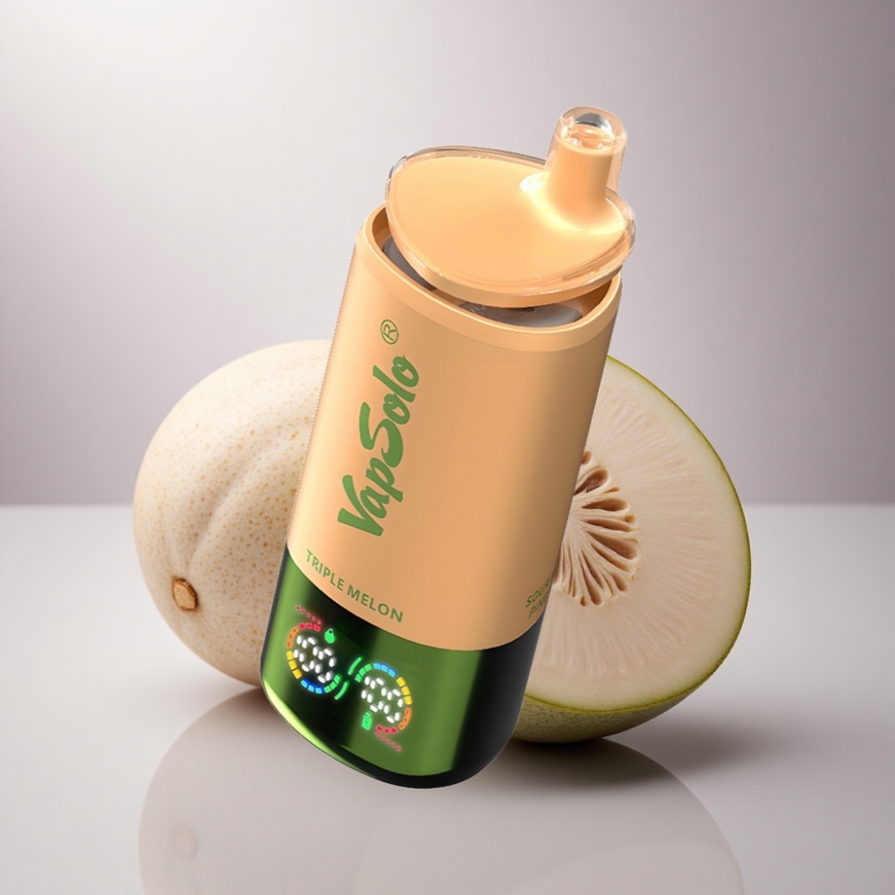 Vapsolo Triple 30000 Puffs Melón Triple Tipo-C 40ml Nicotina