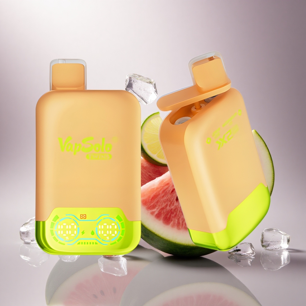 Vapsolo Twins 20000 Puffs Lima Limón & Sandía Helada con 40 ml de Líquido y Nicotina 20mg/ml
