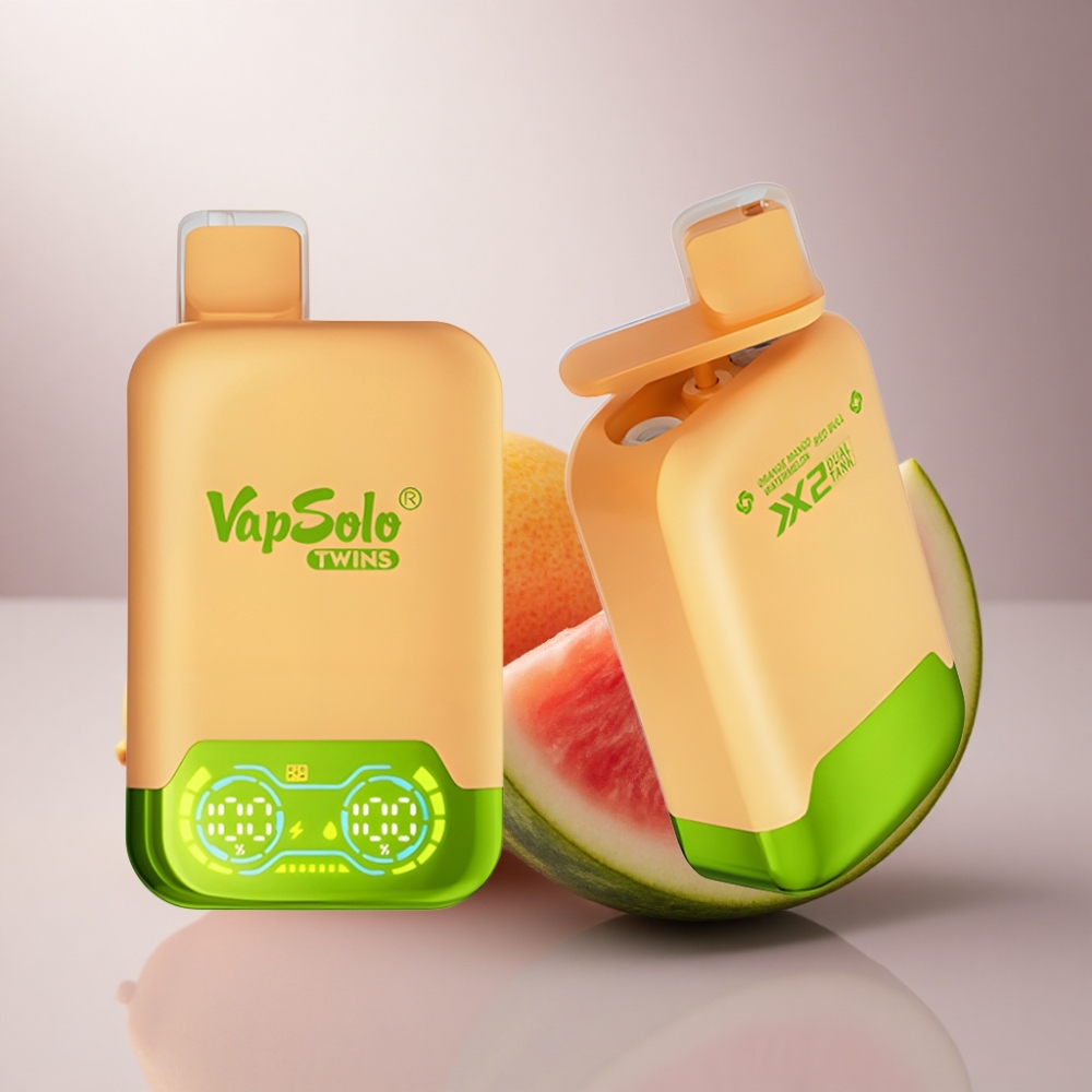 Vapsolo Twins 20000 Puffs Naranja Mango Sandía & Red Bull con 40ml de Líquido y 20mg/ml de Nicotina