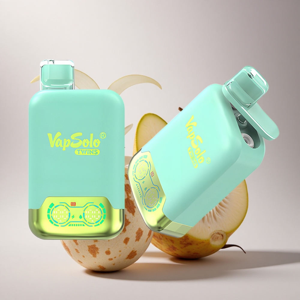 Vapsolo Twins 20000 Puffs Triple Melón & Piña Coco con 40ml de Líquido y Nicotina 20mg/ml