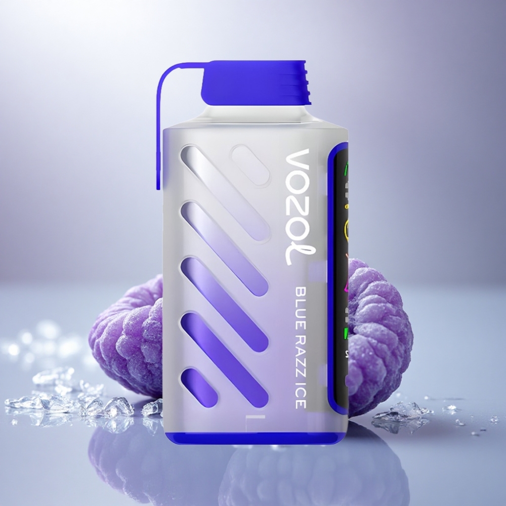VOZOL Gear Power 20000 Puffs Azul Frambuesa Hielo con Dual Mesh Coil y 20mL