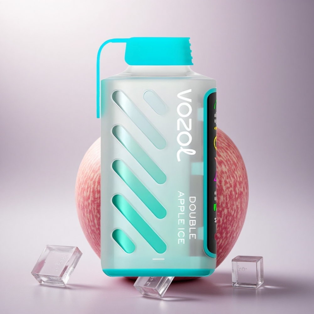 VOZOL Gear Power 20000 Puffs Doble Manzana Hielo con Pantalla Completa y 20mL
