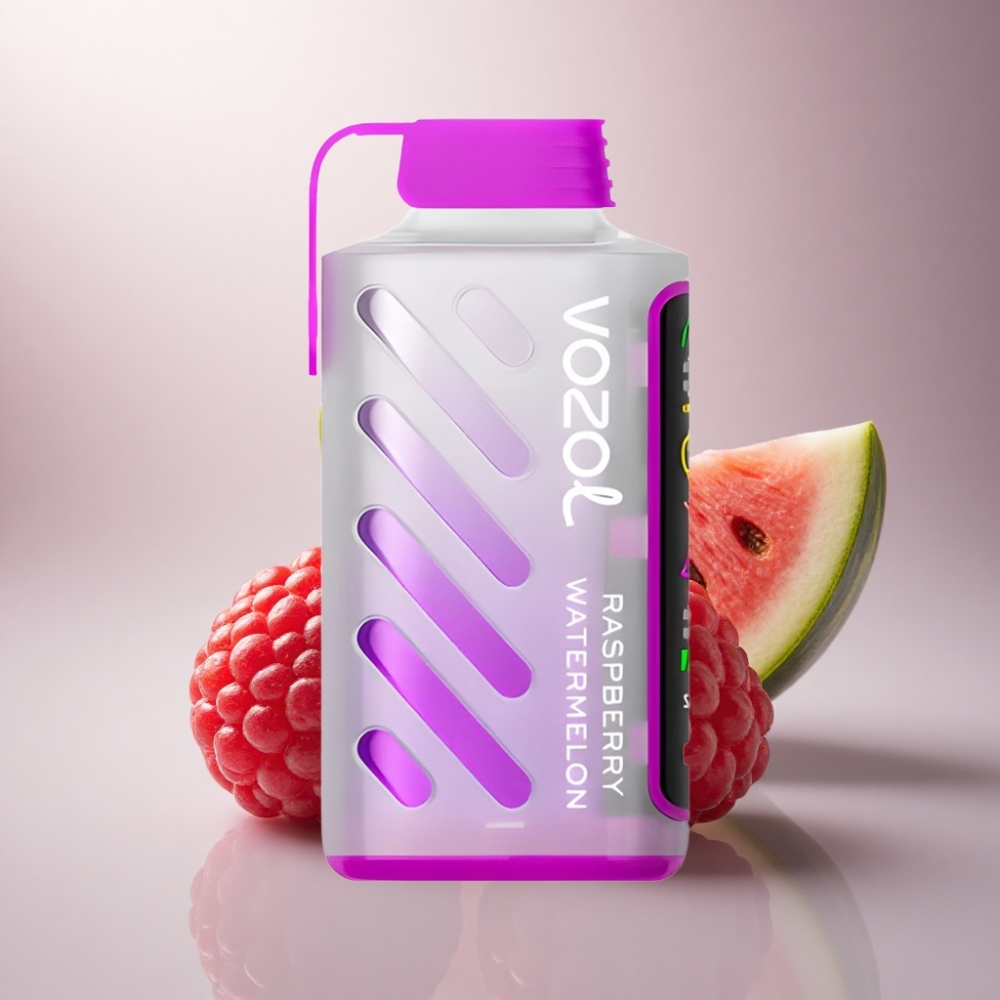 VOZOL Gear Power 20000 Puffs Frambuesa Sandía Dual Mesh Pantalla Completa Nicotina 5%