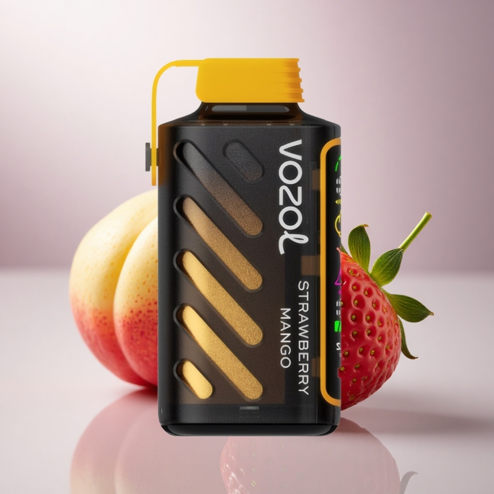 VOZOL Gear Power 20000 Puffs Fresa Mango Dual Mesh Pantalla Completa 20mL 5% Nicotina