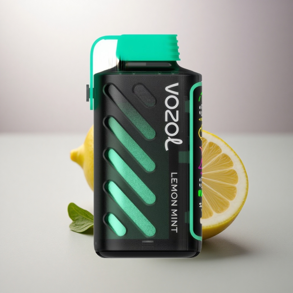 VOZOL Gear Power 20000 Puffs Menta Limón con Pantalla Completa y 20mL de Líquido Prellenado