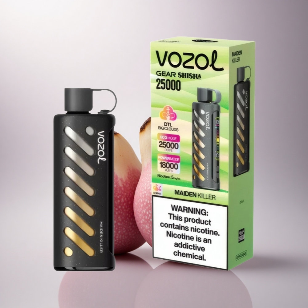 VOZOL Gear Shisha 25000 Puffs Asesino de Doncellas Sabor Dual y 1000mAh