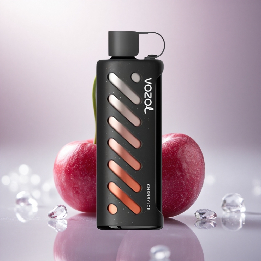 VOZOL Gear Shisha 25000 Puffs Cereza Helada con Dual Mesh y 5mg de Nicotina