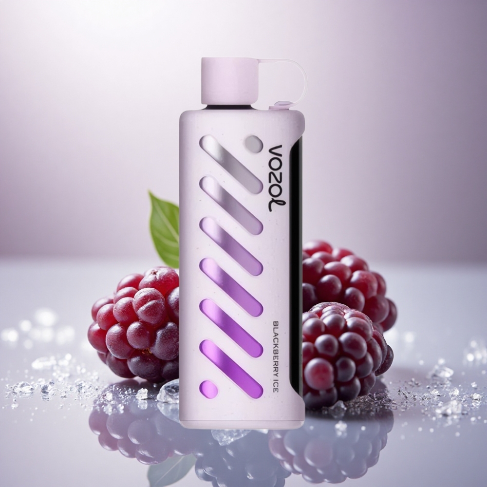 VOZOL Gear Shisha 25000 Puffs Mora Helada con 5mg/ml de Nicotina y Dual Mesh Dual Modes