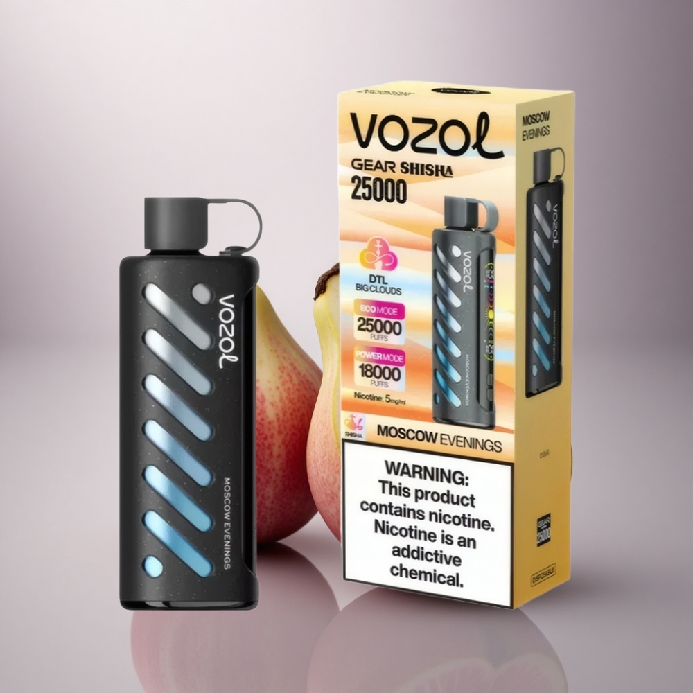 VOZOL Gear Shisha 25000 Puffs Noches de Moscú con Sabor Dual y 1000mAh