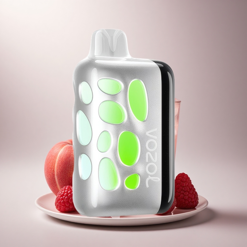 VOZOL RAVE 40000 Puffs Limón-Melocotón-Frambuesa con 20/50mg/ml de Nicotina y 1000mAh