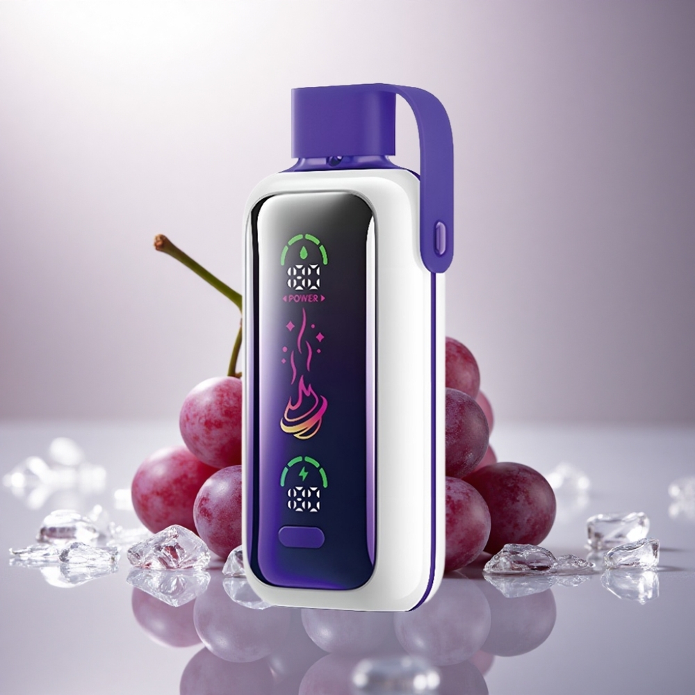 VOZOL Star 20000 Puffs Helado de Uva con Pantalla HD 2.2'' y 650mAh