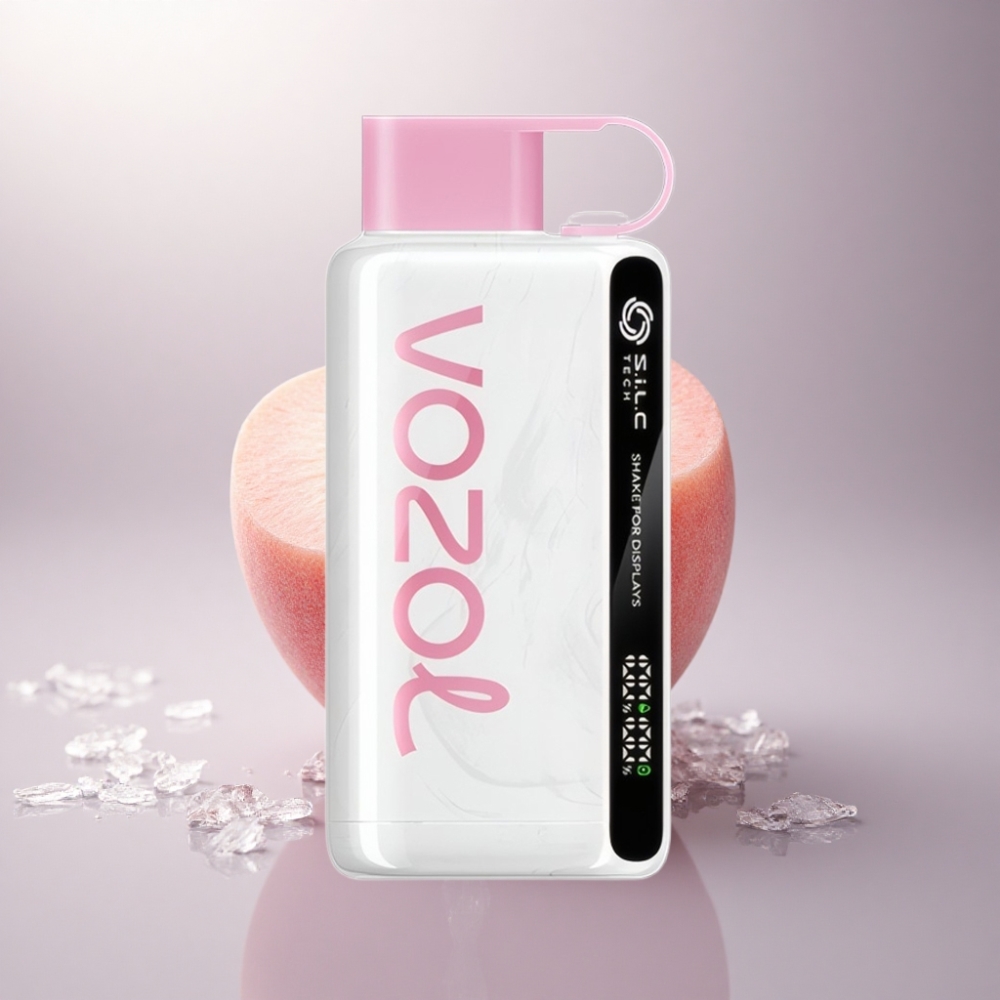 VOZOL STAR 9000/12000 Puffs Helado de Durazno con Carga Rápida 30% y 650mAh