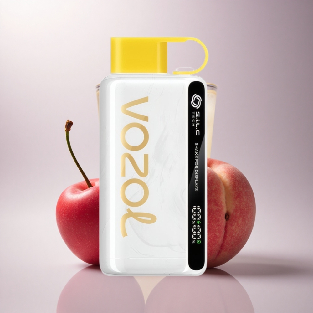 VOZOL STAR 9000/12000 Puffs Limonada de Cereza y Durazno con Carga Rápida y 650mAh